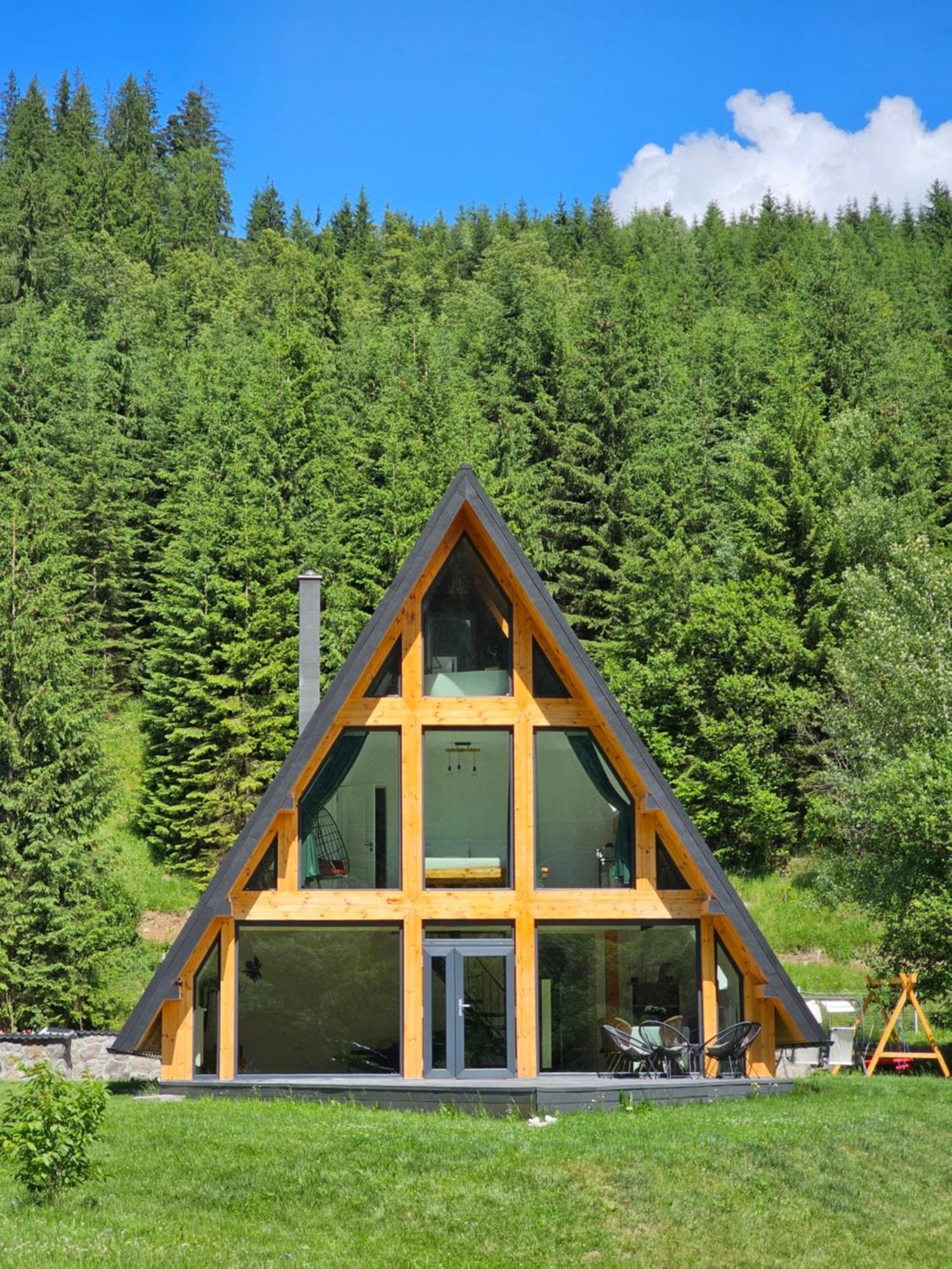 Cabana Cozy Cabin A Frame Toplita  Exterior photo