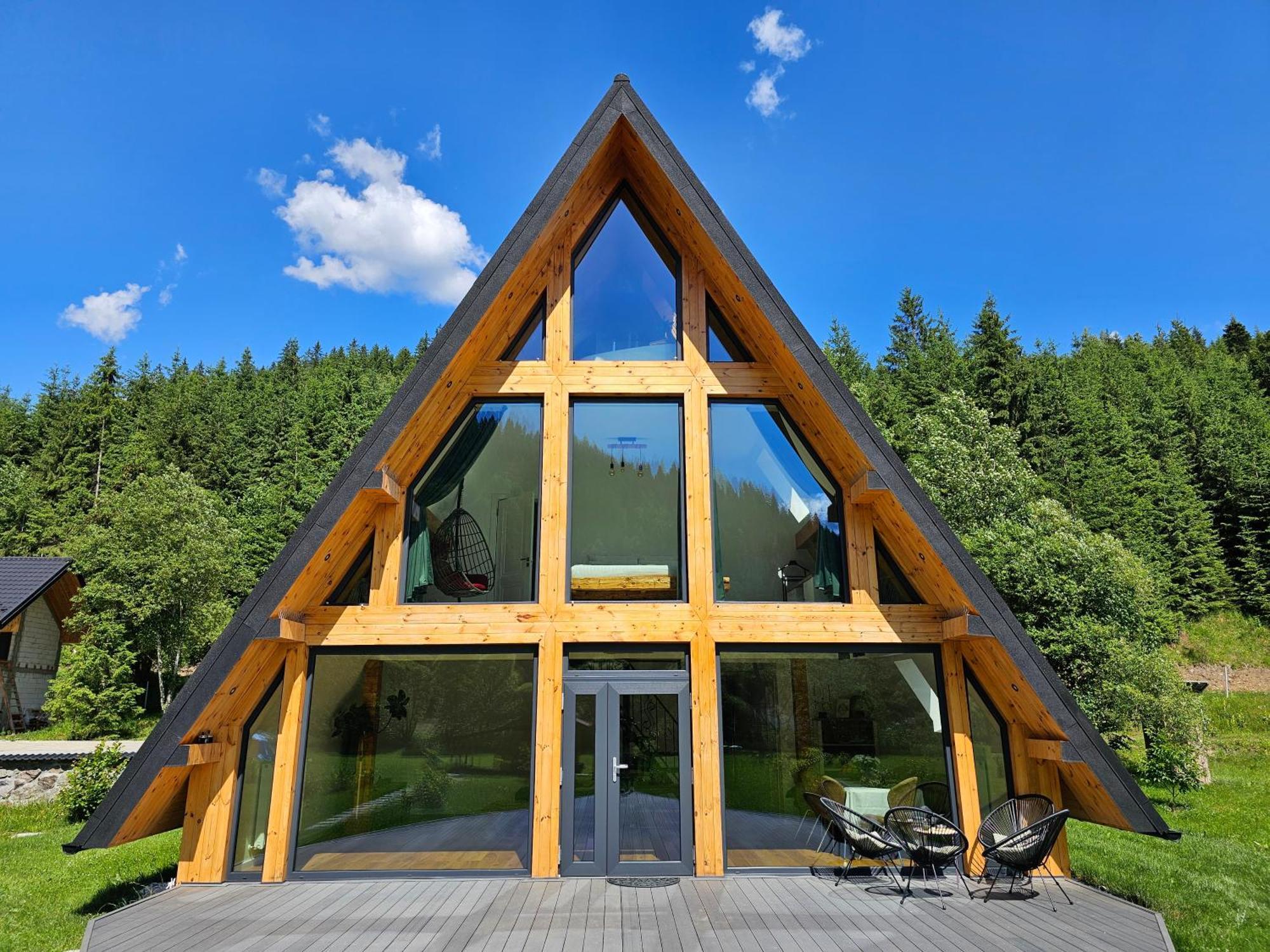 Cabana Cozy Cabin A Frame Toplita  Exterior photo