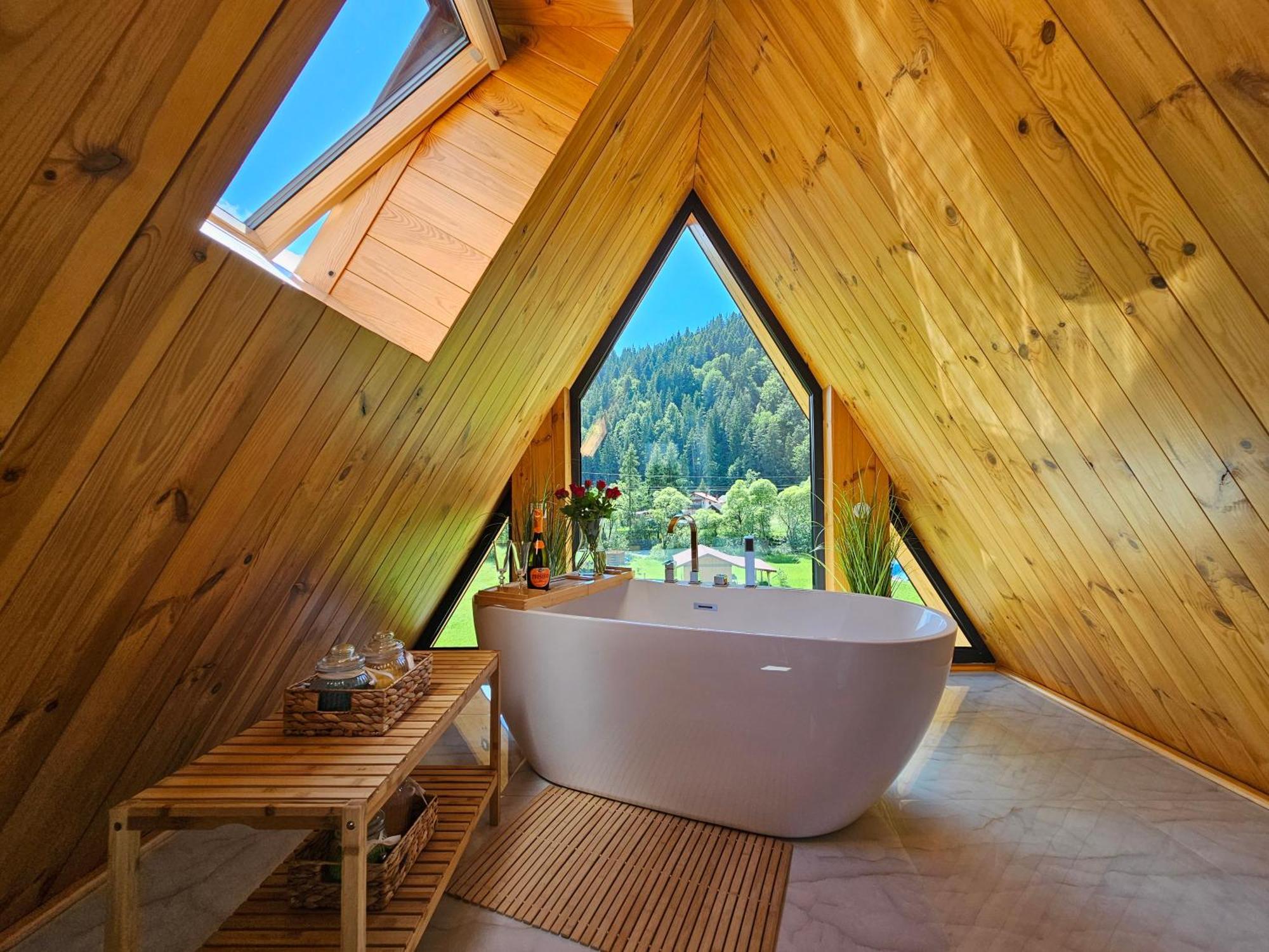 Cabana Cozy Cabin A Frame Toplita  Exterior photo