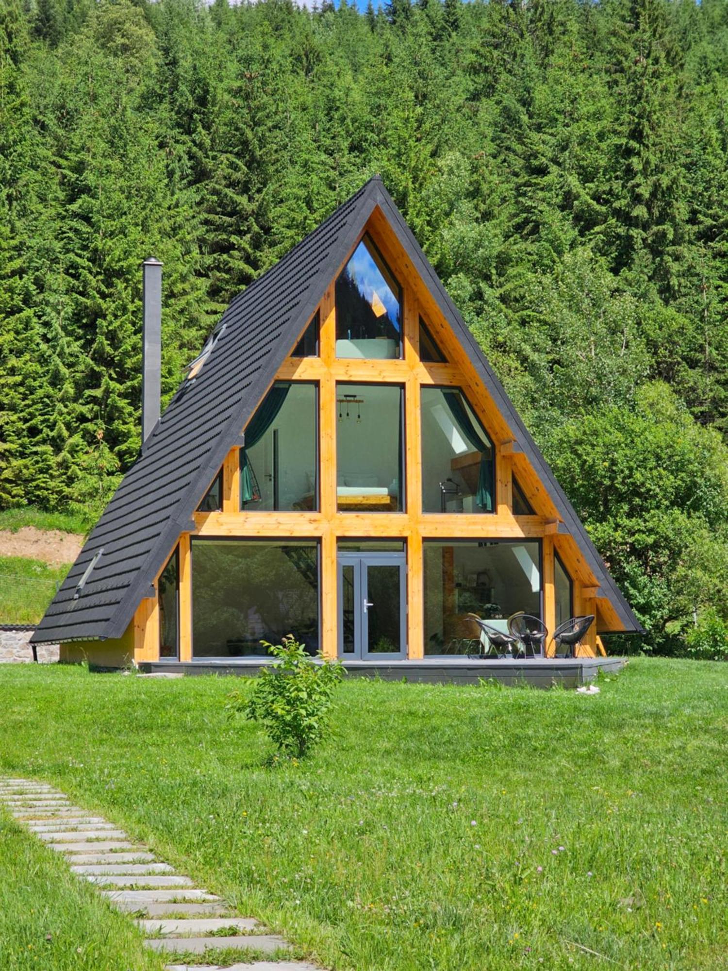 Cabana Cozy Cabin A Frame Toplita  Exterior photo