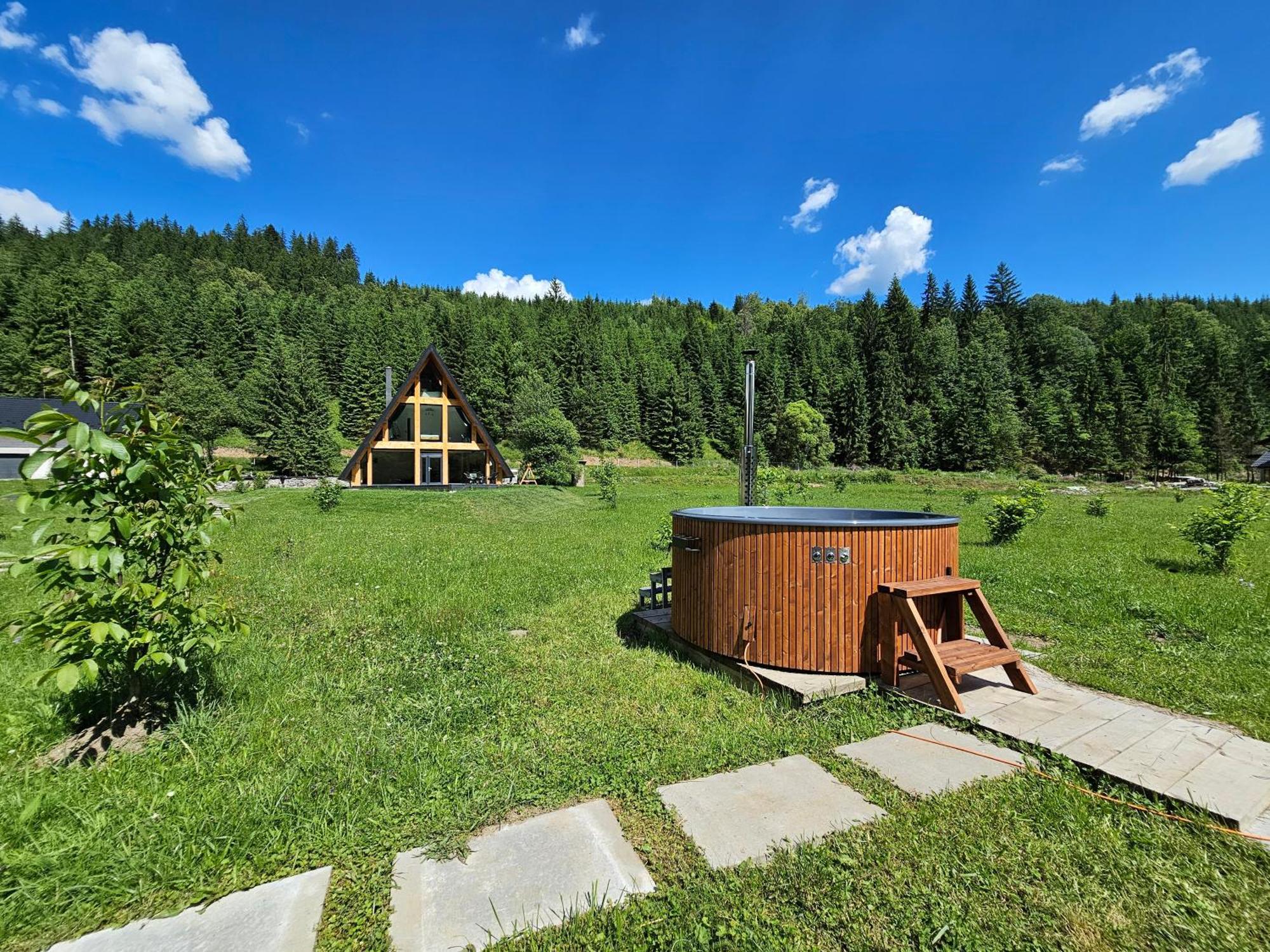 Cabana Cozy Cabin A Frame Toplita  Exterior photo